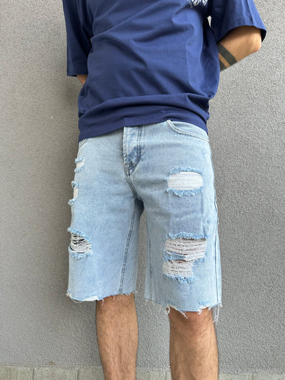 Bermuda Jeans Strappi