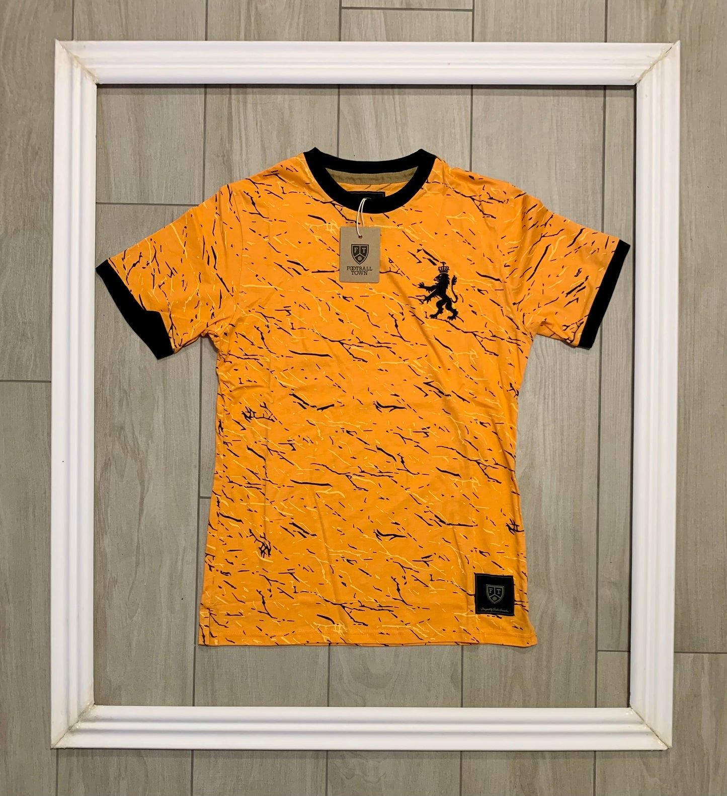 T-shirt Orange Marmo