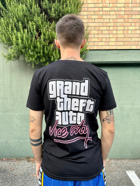 T-Shirt GTA nera