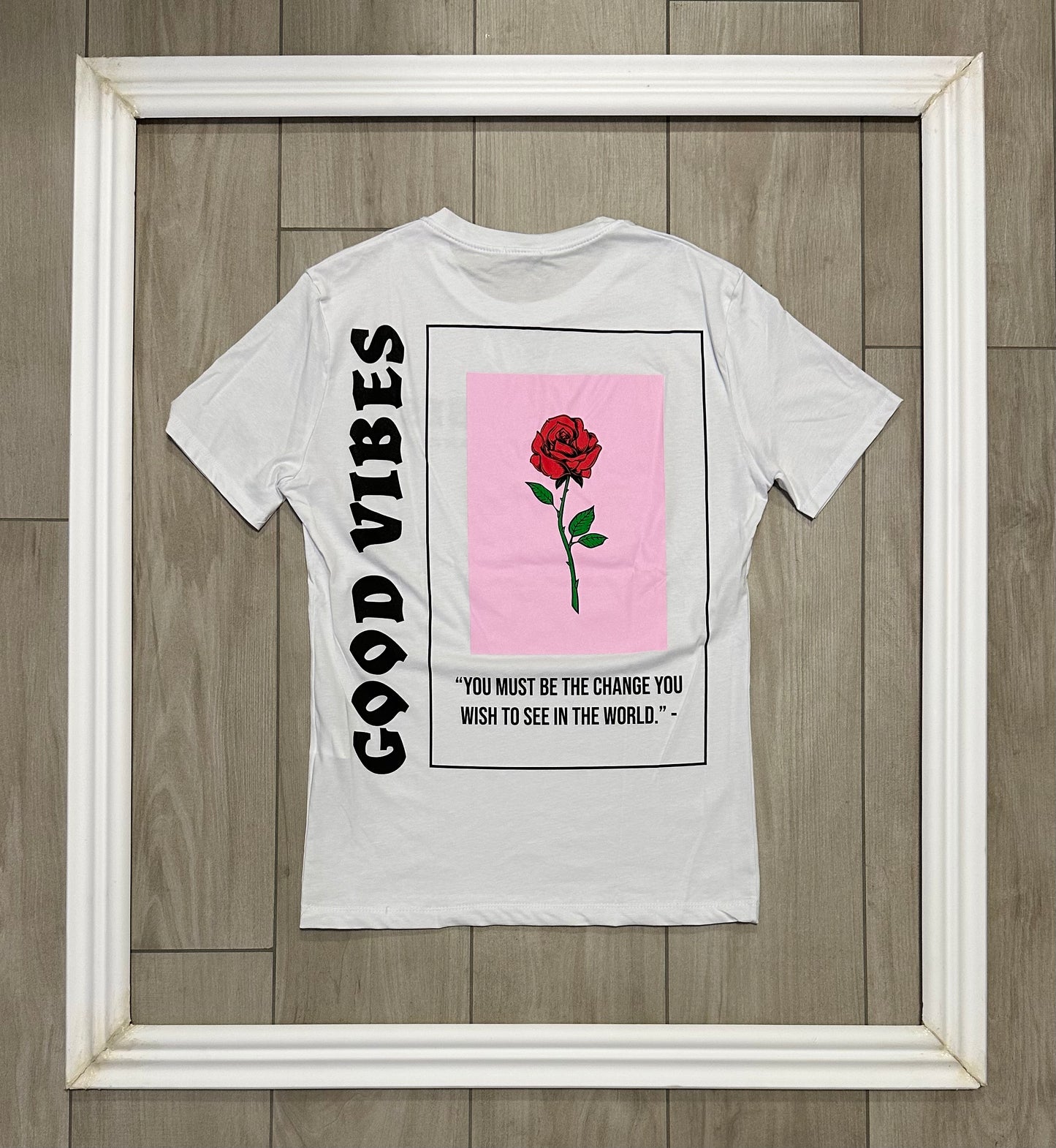 T-shirt Rose bianca