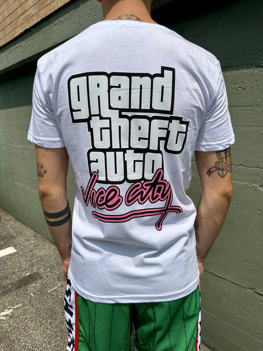 T-shirt GTA bianca